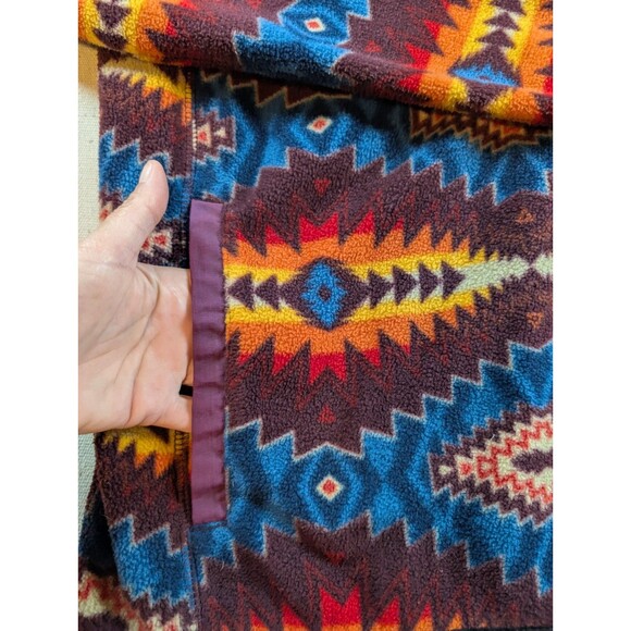 DRAVUS 1/4 Snap Fleece Aztec/Western Pullover Hoodie Men’s Size Small - Picture 8 of 8